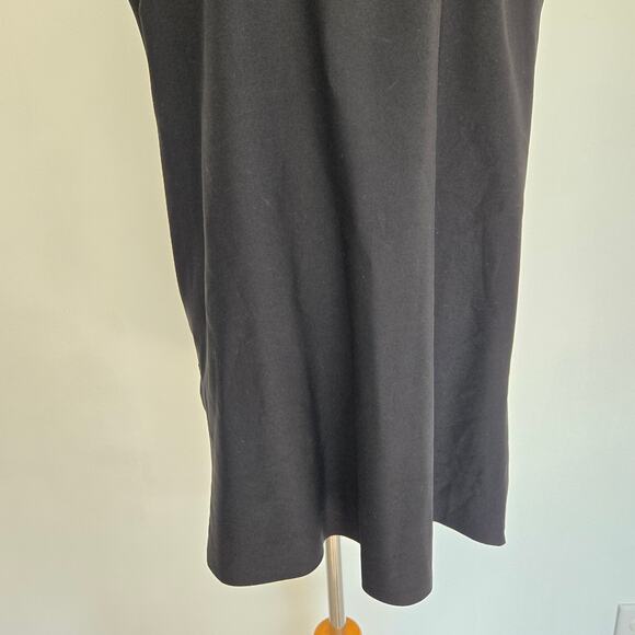 Athleta Interstellar Bike Tunic Top Mock Neck Zip Hem Relaxed Black Women Large - Picture 8 of 13